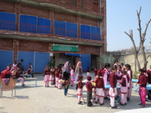 children at school in Pakistan