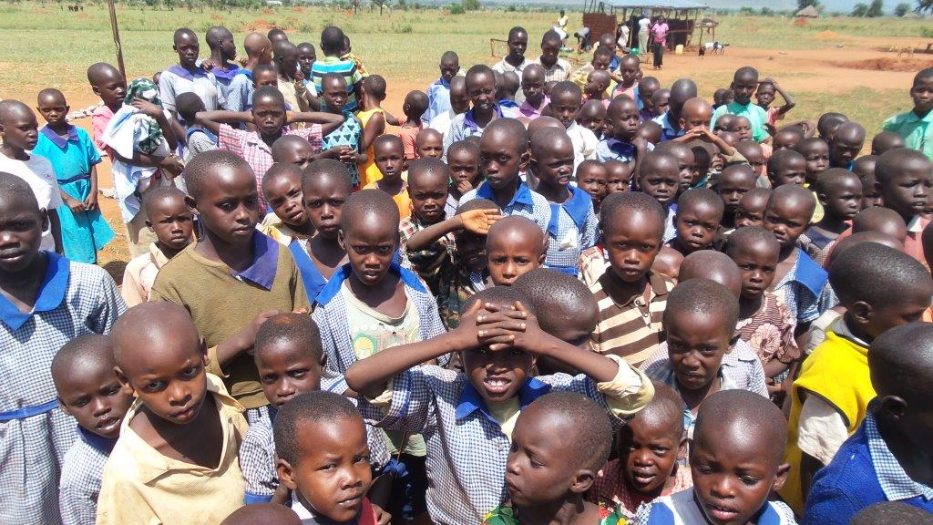 pupils at school in Uganda
