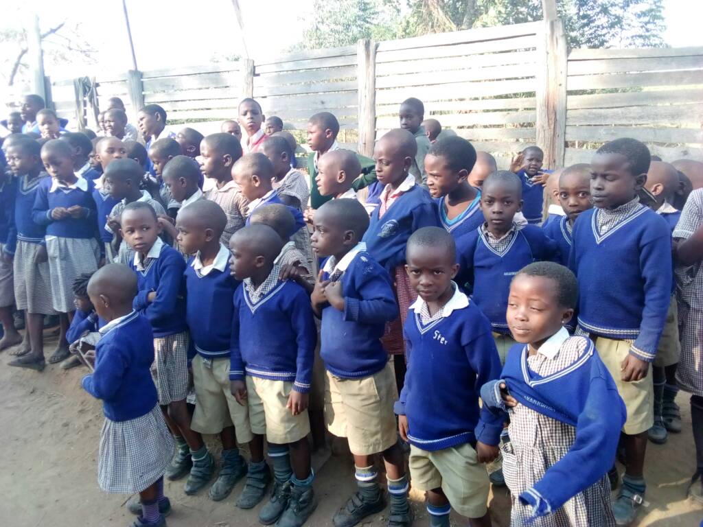 pupils at school in Uganda