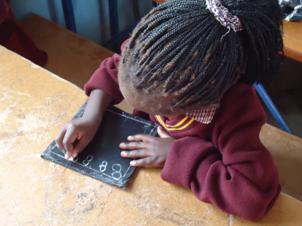 pupil at school in Zambia